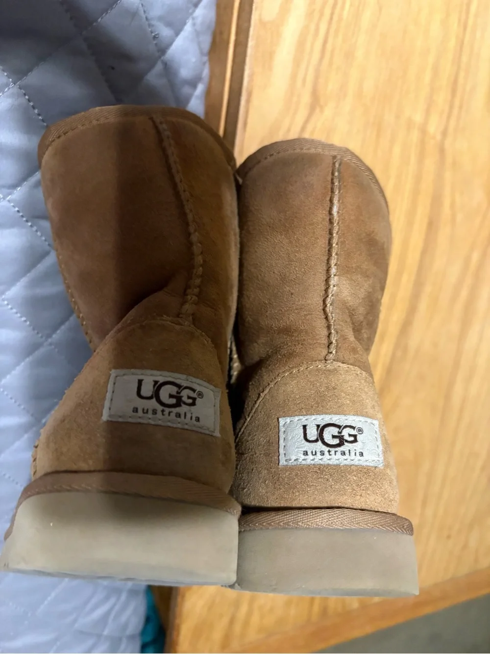UGG Chestnut Suede Classic Short Boots